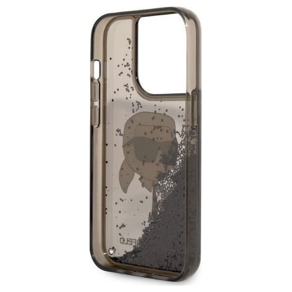 Karl Lagerfeld Etui Karl Lagerfeld KLHCP14XLNKHCK Apple iPhone 14 Pro Max czarny/black hardcase Glitter NFT Karl Head