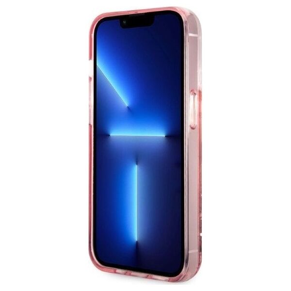 Karl Lagerfeld Etui Karl Lagerfeld KLHCP14XLNKHCP Apple iPhone 14 Pro Max różowy/pink hardcase Glitter NFT Karl Head