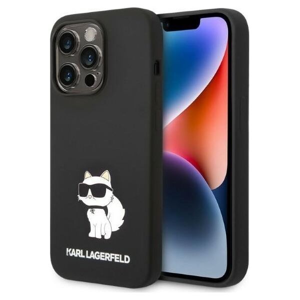 Karl Lagerfeld Etui Karl Lagerfeld KLHCP14XSNCHBCK Apple iPhone 14 Pro Max hardcase czarny/black Silicone Choupette