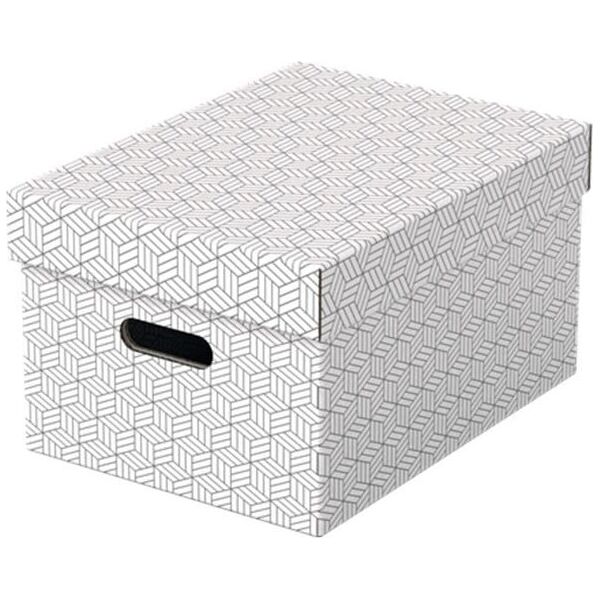 Esselte PUDŁO/PUDEŁKO OZDOBNE TEKTURA Z RECYKLINGU ESSELTE 265x205x365mm BIAŁE 3szt.