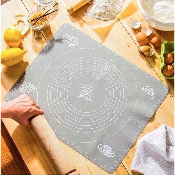 Tadar STOLNICA MATA SILIKONOWA 50 x 40cm + WAŁEK TADAR SILICO 0878-8332 CZARNA