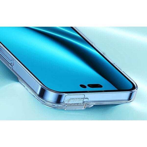 Baseus Zestaw ochronny Baseus Crystal przeźroczyste etui magnetyczne i szkło hartowane do iPhone 14 Pro Max