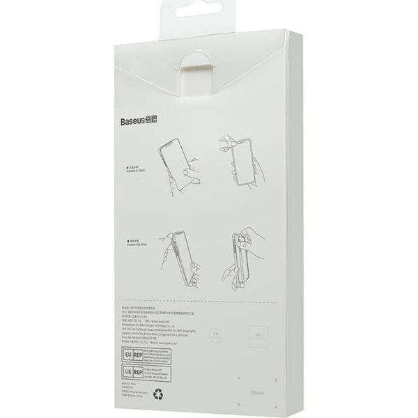 Baseus Zestaw ochronny Baseus Crystal przeźroczyste etui magnetyczne i szkło hartowane do iPhone 14 Pro Max