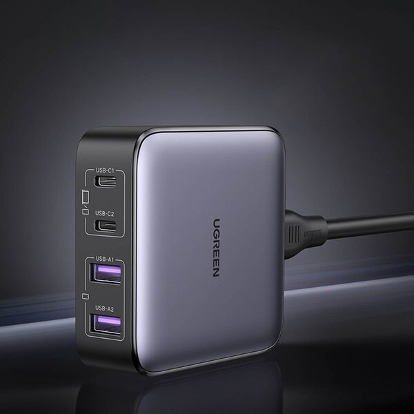 Ładowarka Ugreen Nexode 2x USB-A 2x USB-C  (90747)