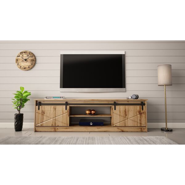 Cama Meble Szafka RTV GRANERO 200x56,7x35 dąb wotan