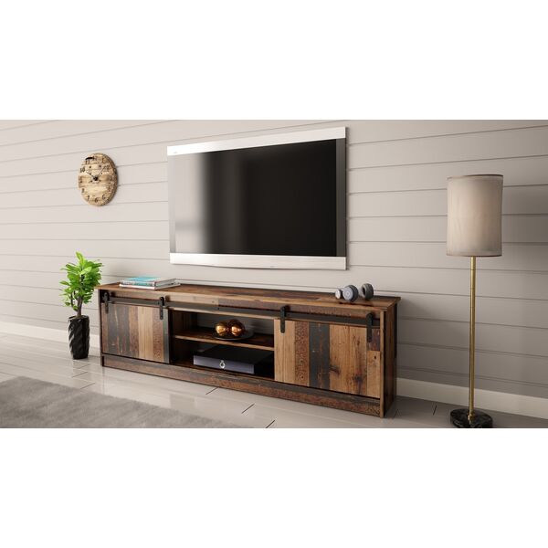 Cama Meble Szafka RTV GRANERO 200x56,7x35 old wood