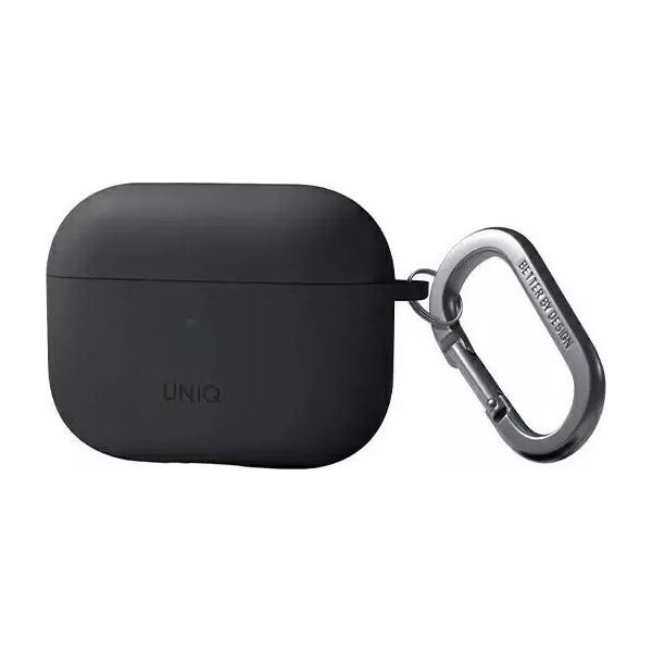 Uniq UNIQ etui Nexo AirPods Pro 2 gen + Ear Hooks Silicone szary/charcoal grey