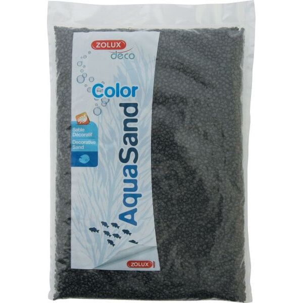 Zolux Aquasand Color czerń hebanowa 5kg