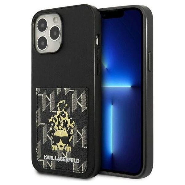 Karl Lagerfeld Karl Lagerfeld KLHCP13XCANCNK iPhone 13 Pro Max 6,7" hardcase czarny/black Karlimals Cardslot NoSize