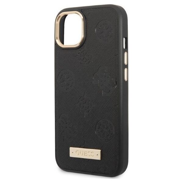 Guess Guess GUHMP13MSAPSTK iPhone 13 6,1" czarny/black hardcase Peony Logo Plate MagSafe NoSize