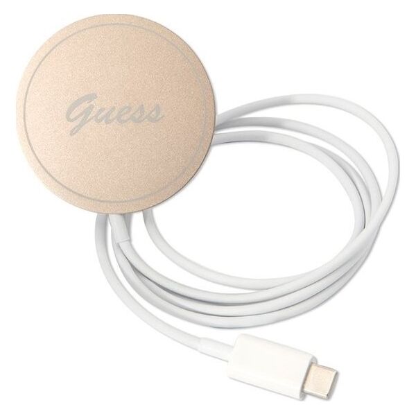 Guess Zestaw Guess GUBPP14MH4EACSK Case+ Charger iPhone 14 Plus 6,7" czarny/black hard case 4G Print MagSafe NoSize