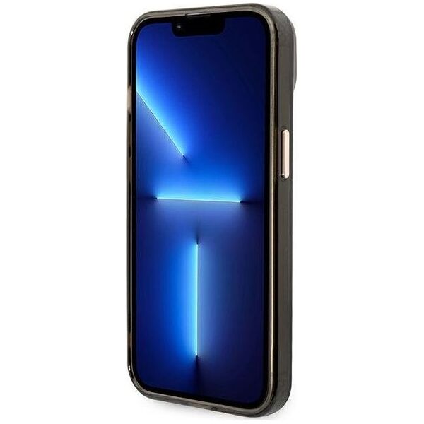 Guess Guess GUHMP14MHTCMK iPhone 14 Plus 6,7" czarny/black hard case Gold Outline Translucent MagSafe NoSize