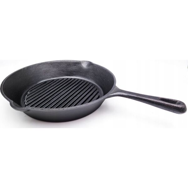 Patelnia Brunbeste PATELNIA GRILLOWA ŻELIWNA 26 cm BRUNBESTE BB-2653