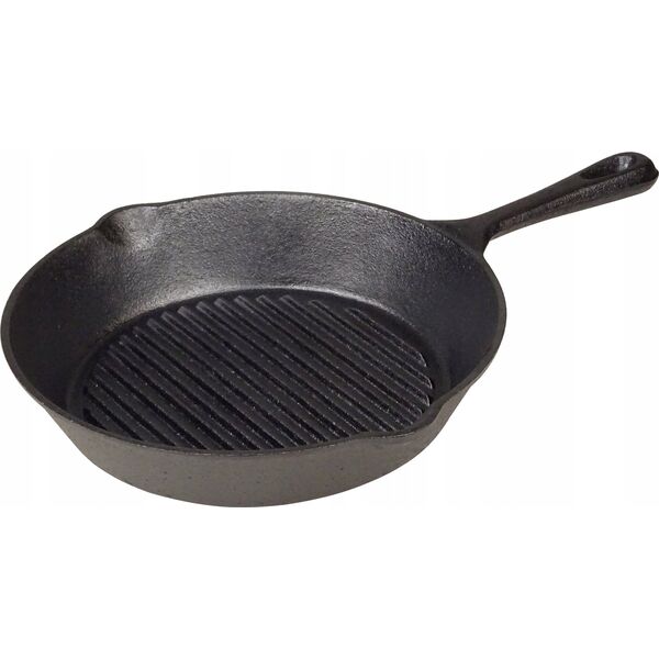 Patelnia Brunbeste PATELNIA GRILLOWA ŻELIWNA 26 cm BRUNBESTE BB-2653