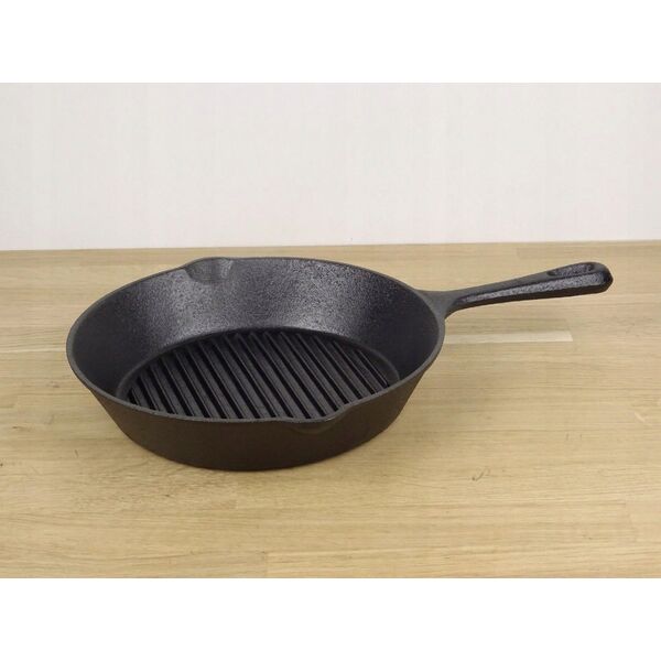 Patelnia Brunbeste PATELNIA GRILLOWA ŻELIWNA 26 cm BRUNBESTE BB-2653