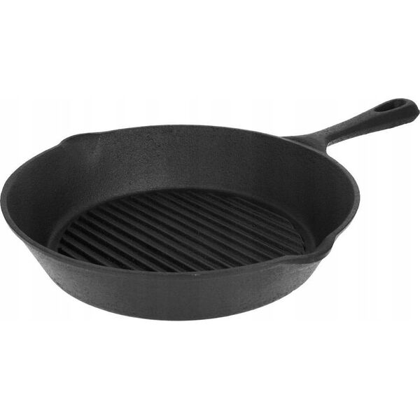 Patelnia Brunbeste PATELNIA GRILLOWA ŻELIWNA 26 cm BRUNBESTE BB-2653