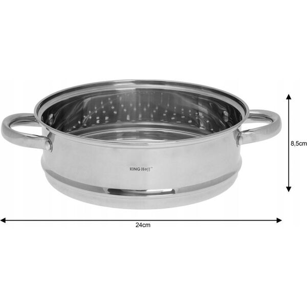 KingHoff PAROWNIK 24CM WKŁAD DO GOTOWANIA NA PARZE KINGHOFF KH-1536
