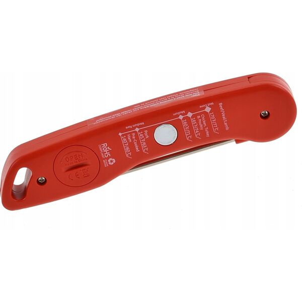 KingHoff TERMOMETR ELEKTRONICZNY DO POTRAW -50-300C LCD KINGHOFF KH-1670 Czerwony