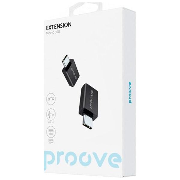 Adapter Przejściówka Redukcja Otg Z Usb Usb-a Na Usb-c Usb Type-c / Proove / Hbex00101001