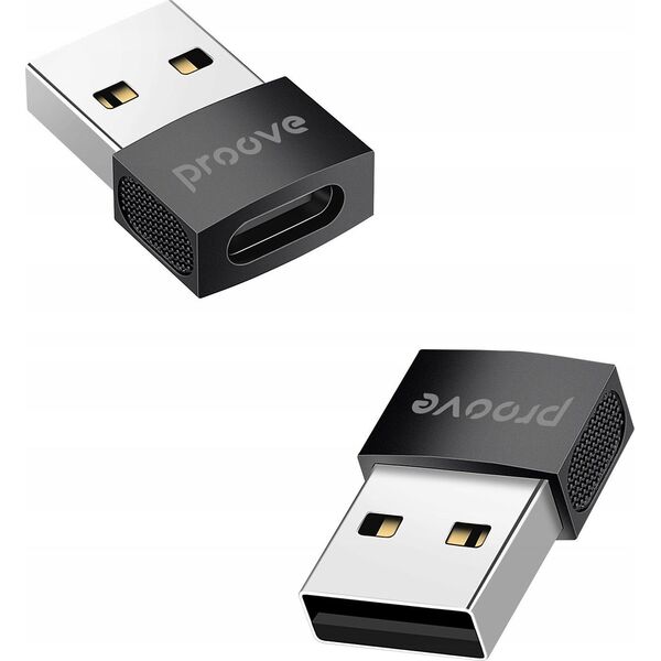Adapter Przejściówka Redukcja Otg Z Usb-c Usb Type-c Na Usb A Usb-a Proove / Hbex00012001