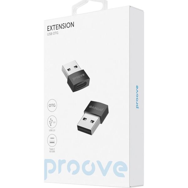 Adapter Przejściówka Redukcja Otg Z Usb-c Usb Type-c Na Usb A Usb-a Proove / Hbex00012001