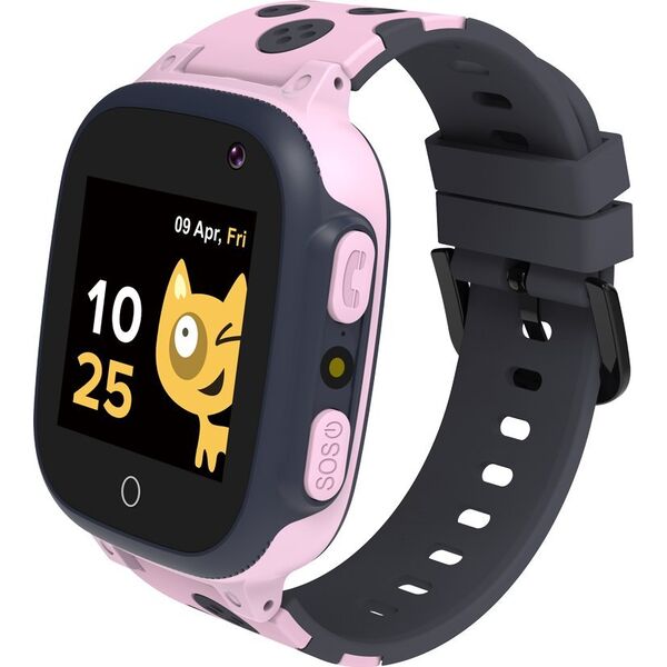Smartwatch Canyon Sandy KW-34 Czarno-różowy  (CNE-KW34PP)