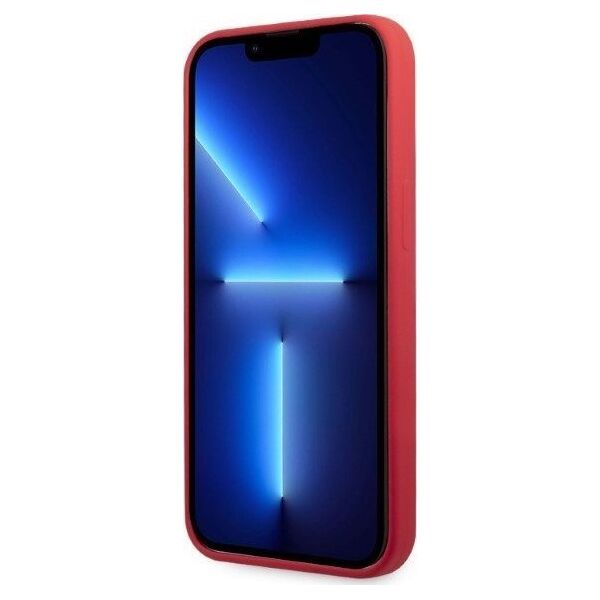 Karl Lagerfeld Etui Karl Lagerfeld KLHCP13LSLMP1R Apple iPhone 13 Pro hardcase czerwony/red Silicone Plaque