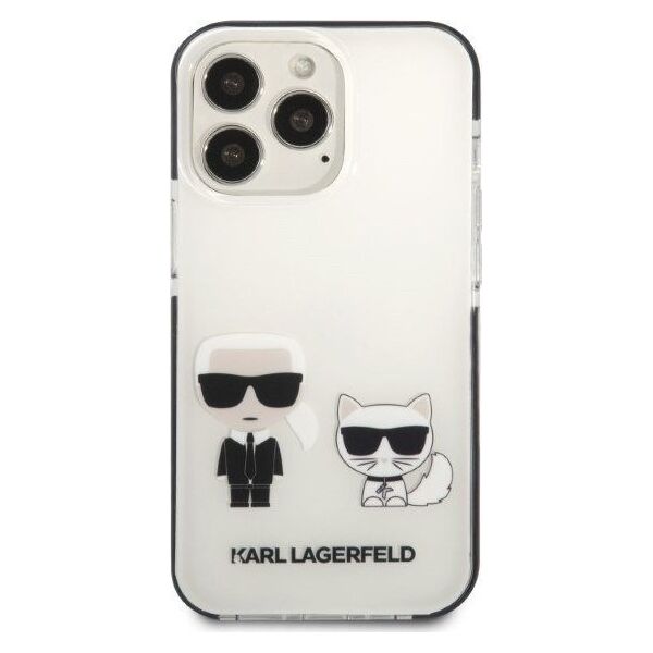 Karl Lagerfeld Etui Karl Lagerfeld KLHCP13LTPEKCW Apple iPhone 13 Pro hardcase biały/white Karl&Choupette
