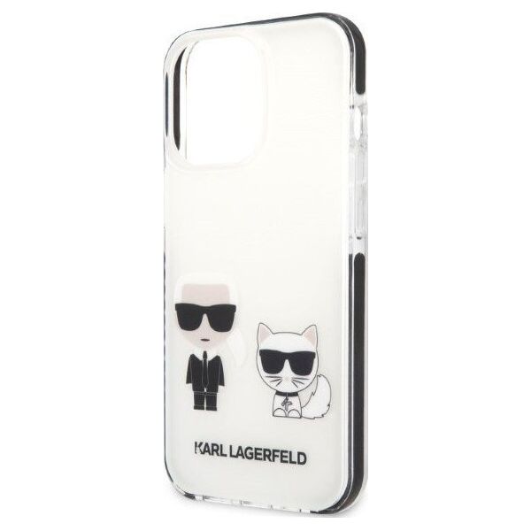 Karl Lagerfeld Etui Karl Lagerfeld KLHCP13LTPEKCW Apple iPhone 13 Pro hardcase biały/white Karl&Choupette