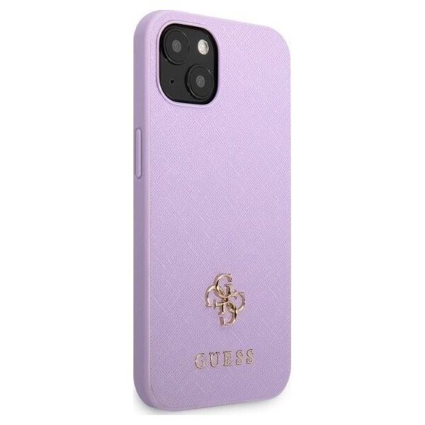 Guess Etui Guess GUHCP13SPS4MU Apple iPhone 13 mini purpurowy/purple hardcase Saffiano 4G Small Metal Logo