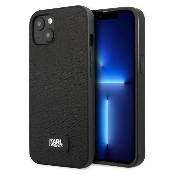 Karl Lagerfeld Etui Karl Lagerfeld KLHCP13SSFMP2K Apple iPhone 13 mini hardcase czarny/black Saffiano Plaque