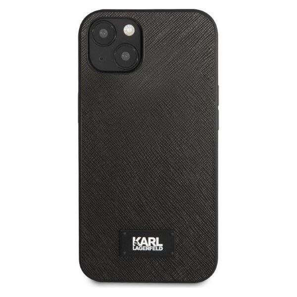 Karl Lagerfeld Etui Karl Lagerfeld KLHCP13SSFMP2K Apple iPhone 13 mini hardcase czarny/black Saffiano Plaque