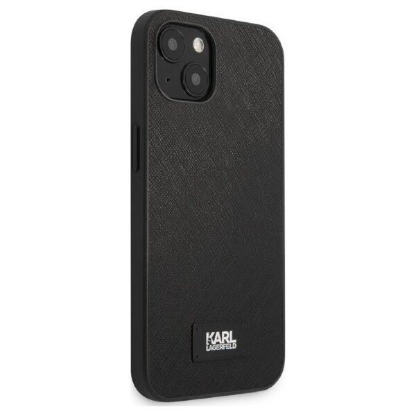 Karl Lagerfeld Etui Karl Lagerfeld KLHCP13SSFMP2K Apple iPhone 13 mini hardcase czarny/black Saffiano Plaque