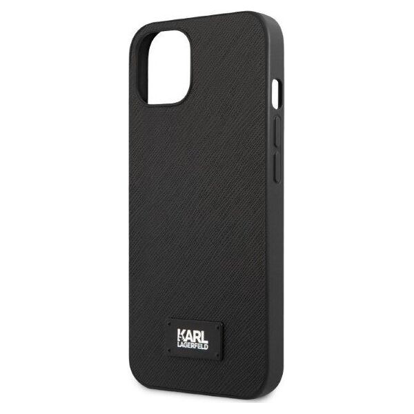 Karl Lagerfeld Etui Karl Lagerfeld KLHCP13SSFMP2K Apple iPhone 13 mini hardcase czarny/black Saffiano Plaque