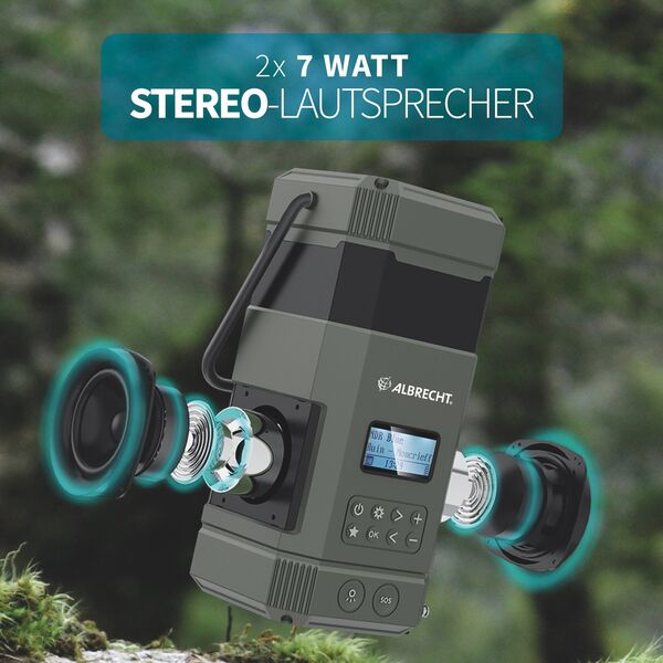 Radio Albrecht Albrecht DR 114 DAB+ Outdoor Campingradio
