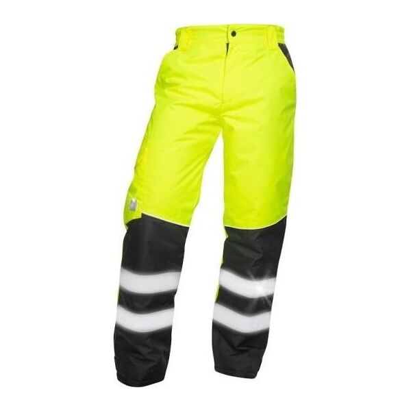 Ardon HOWARD - nieprzemakalne spodnie hi-viz z elementami odblaskowymi, 100 % poliester - Żółty H8940 L