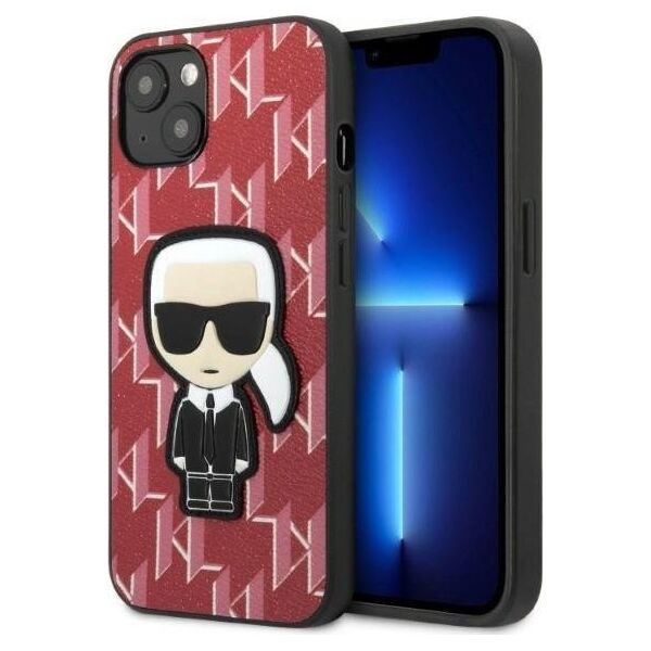 Karl Lagerfeld Etui Karl Lagerfeld KLHCP13SPMNIKPI Apple iPhone 13 mini hardcase czerwony/red Monogram Ikonik Patch