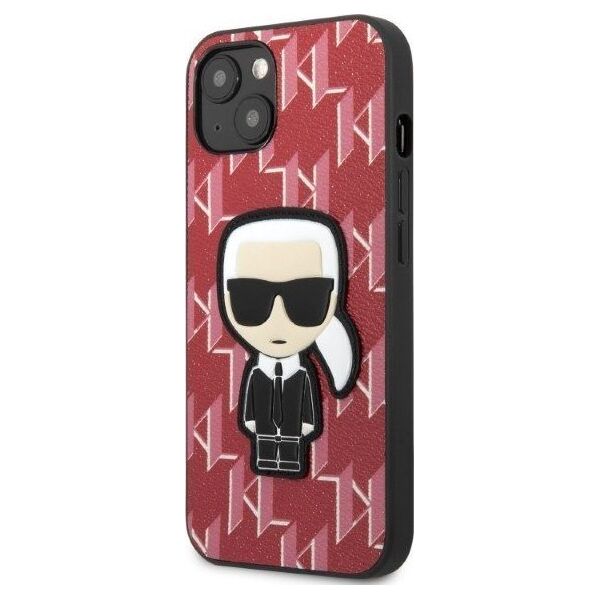 Karl Lagerfeld Etui Karl Lagerfeld KLHCP13SPMNIKPI Apple iPhone 13 mini hardcase czerwony/red Monogram Ikonik Patch