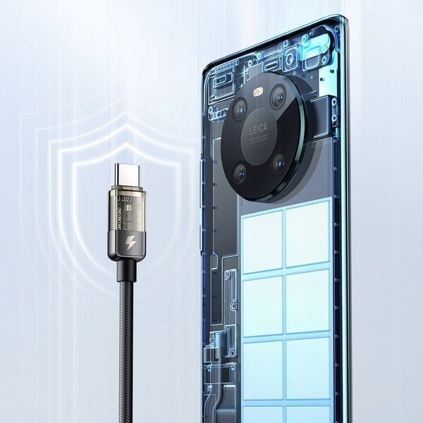 Kabel USB Mcdodo USB-C - USB-A 1.8 m Czarny (CA-3151)