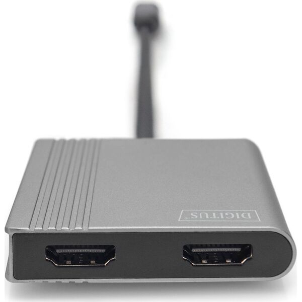 Adapter USB Digitus USB-C-2X HDMI ADAPTER USB-C-2X HDMI ADAPTER