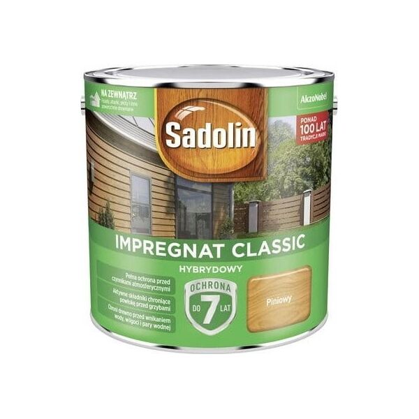 Sadolin SADOLIN IMPREGNAT CLASSIC HYBRYDOWY 7 LAT PINIOWY 2.5