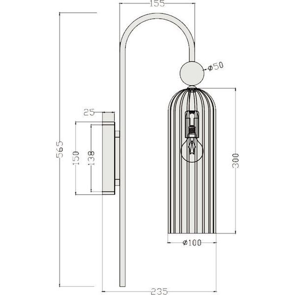 Kinkiet Light Prestige Klasyczny kinkiet Piega LP-939/1W white do sypialni biały