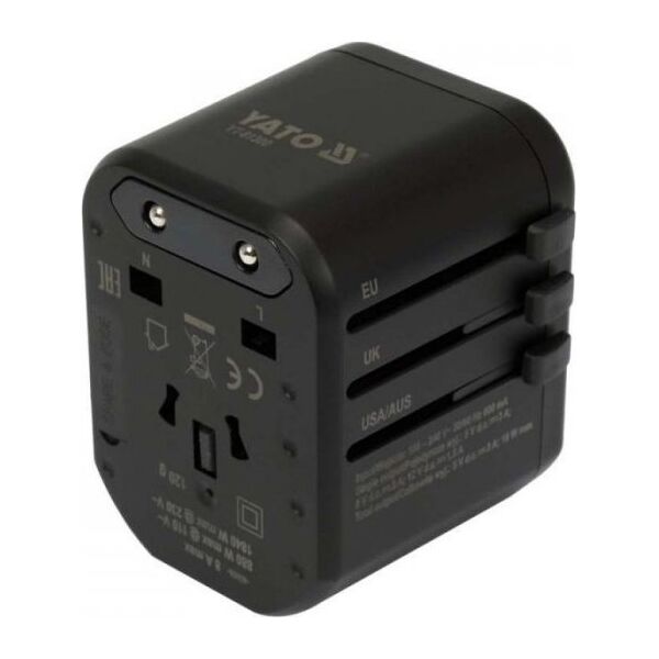 Adapter USB Yato ADAPTER PODRÃÅ»NY UNIW. USB, USB-C 18W