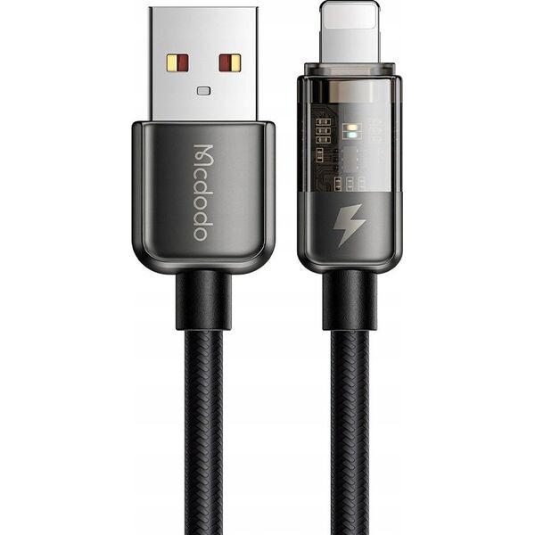 Kabel USB Mcdodo USB-A - Lightning 1.2 m Czarny (CA-3140)