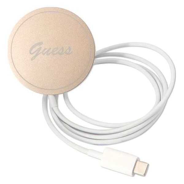 Guess Guess zestaw ładowarka MagSafe + etui do iPhone 14 Plus 6,7" czarne Marble (GUBPP14MHMEACSK)