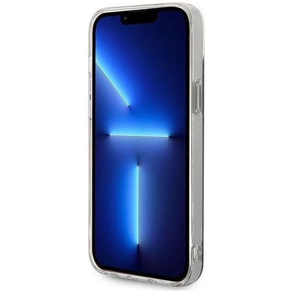 Guess Guess zestaw ładowarka MagSafe + etui do iPhone 14 6,1" czarne 4G Print (GUBPP14SH4EACSK)