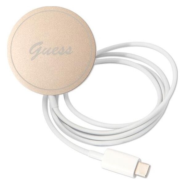 Guess Guess zestaw ładowarka MagSafe + etui do iPhone 14 6,1" czarne 4G Print (GUBPP14SH4EACSK)