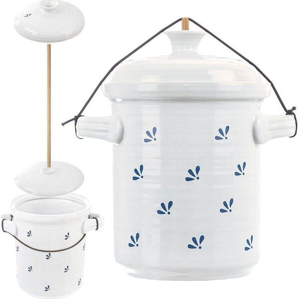 Orion Garnek do kiszenia kapusty ogórków ceramiczny 2,8 l MODROBILA