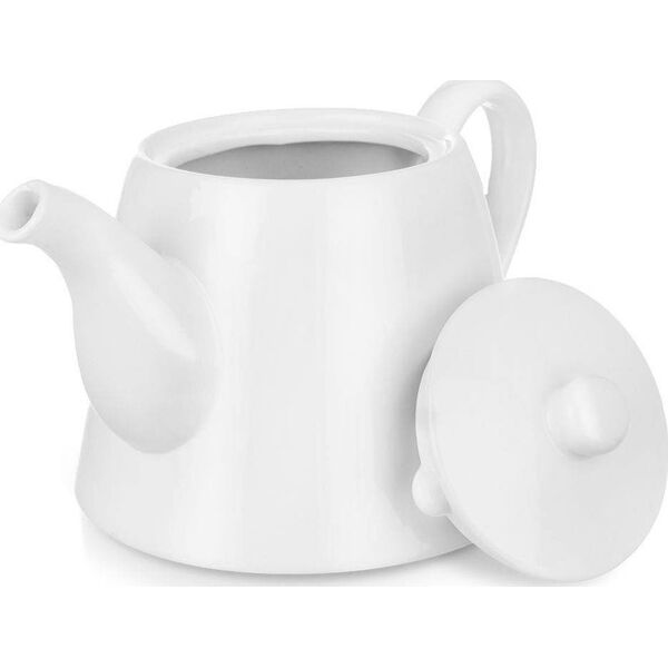 Orion Dzbanek porcelanowy z uchwytem i pokrywką do kawy herbaty biały LUNA 2 l