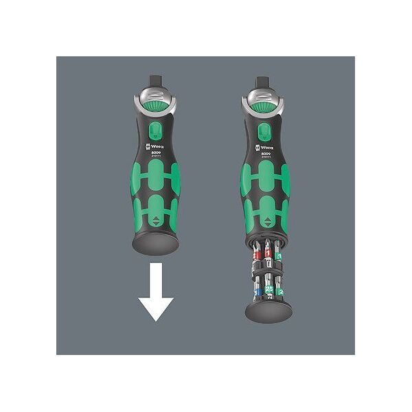 Wiertło Wera WERA ZESTAW KOŃCÓWEK Z GRZECHOTKĄ 3/8" 13cz. 8009 ZYKLOP POCKET SET 1